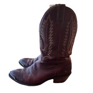 Boulet Western Boots Mens Cowboy Leather‎ 7032 Grizzly Mountain Boots Size 10E